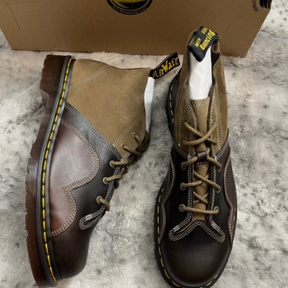 Dr. Martens CHURCH Monkey CHUKKA PATCHWORK Boots Mens 12 Brown POSH Unique Dr. Martens CHURCH Monkey CHUKKA PATCHWORK Boots MSRP$240  main image 4